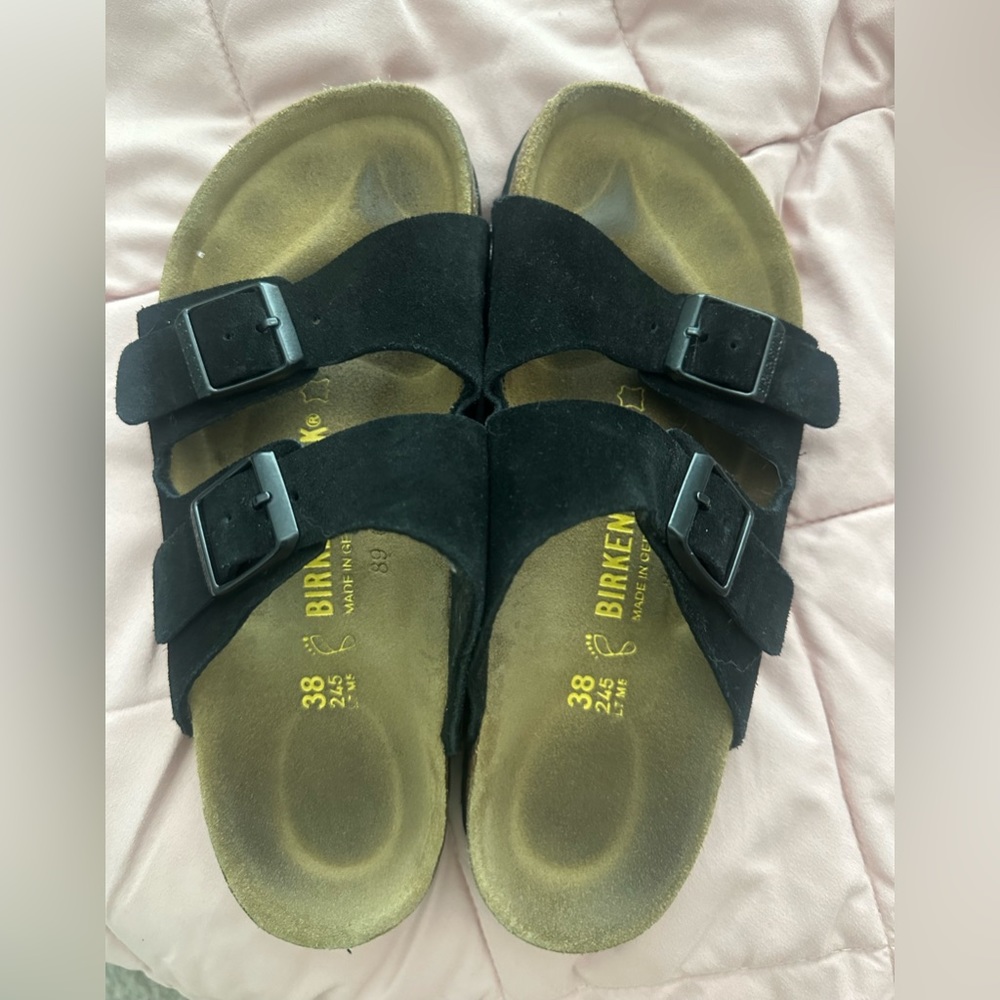 Black Suede Birkenstocks